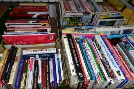 BOOKS, four boxes containing approximately 190-200 titles to include a large selection of