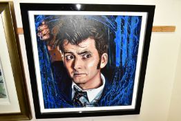 PETE HUMPHREYS (BRITISH CONTEMPORARY) 'Dr WHO - DAVID TENNANT' a portrait of the actor in character,