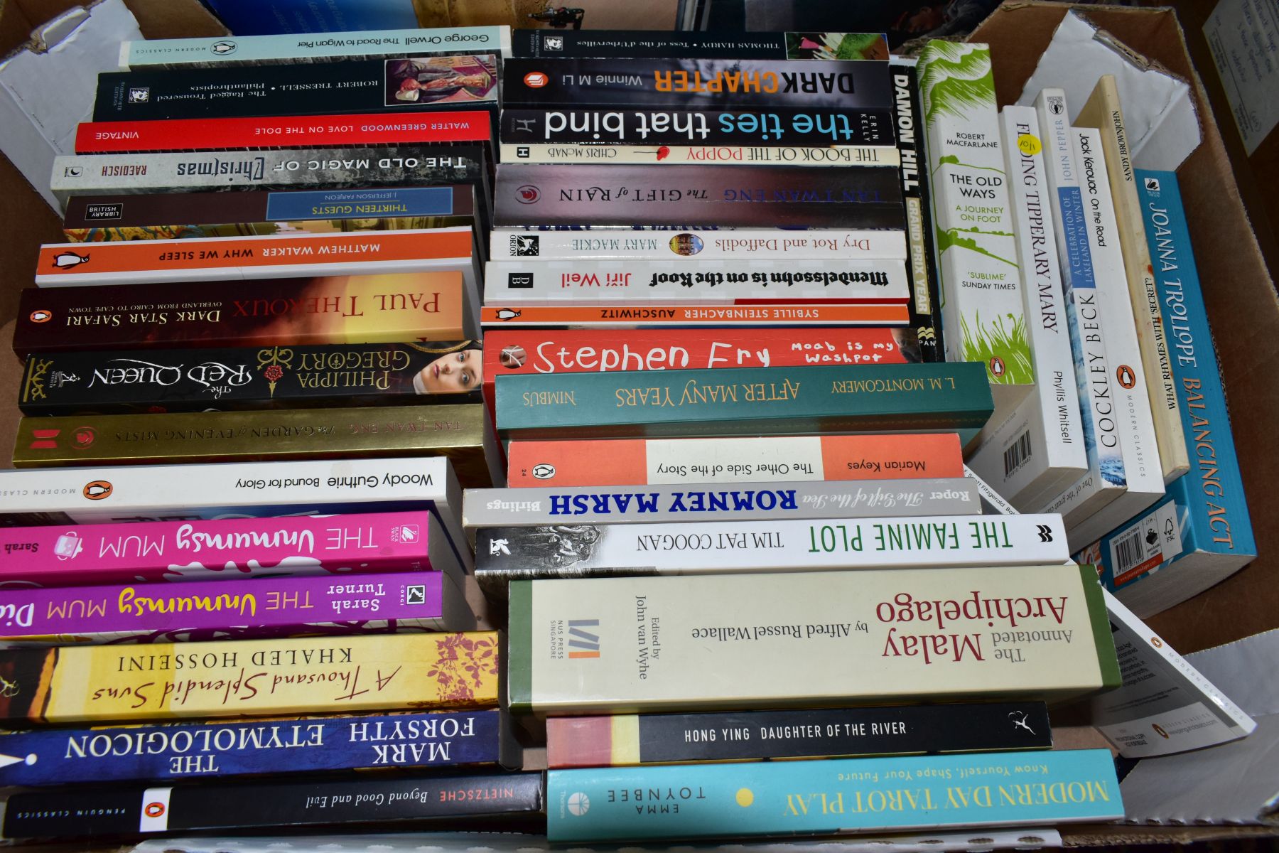BOOKS, seven boxes containing approximately 230 titles to include contemporary fiction, classic - Image 4 of 9