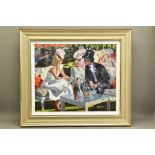 SHERREE VALENTINE DAINES (BRITISH 1959) 'ASCOT GLAMOUR', a signed limited edition print of race