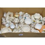 THIRTY SIX PIECES OF CERAMIC CRESTED WARES, pieces by different manufacturers to include WH Goss,