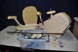A BROOKS SUPERGLIDE 130 a complete brooks stairlift 4.2 metres long with all cables, brackets,