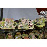 THREE LIMITED EDITION LILLIPUT LANE SCULPTURES, comprising Scotney Castle Gardens no 0222/4500