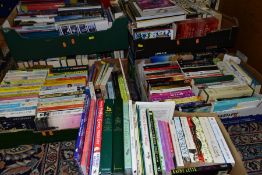 BOOKS, seven boxes containing approximately 230 titles to include contemporary fiction, classic