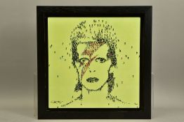 CRAIG ALAN (AMERICAN CONTEMPORARY) 'STARMAN', a portrait of rockstar David Bowie, signed artist