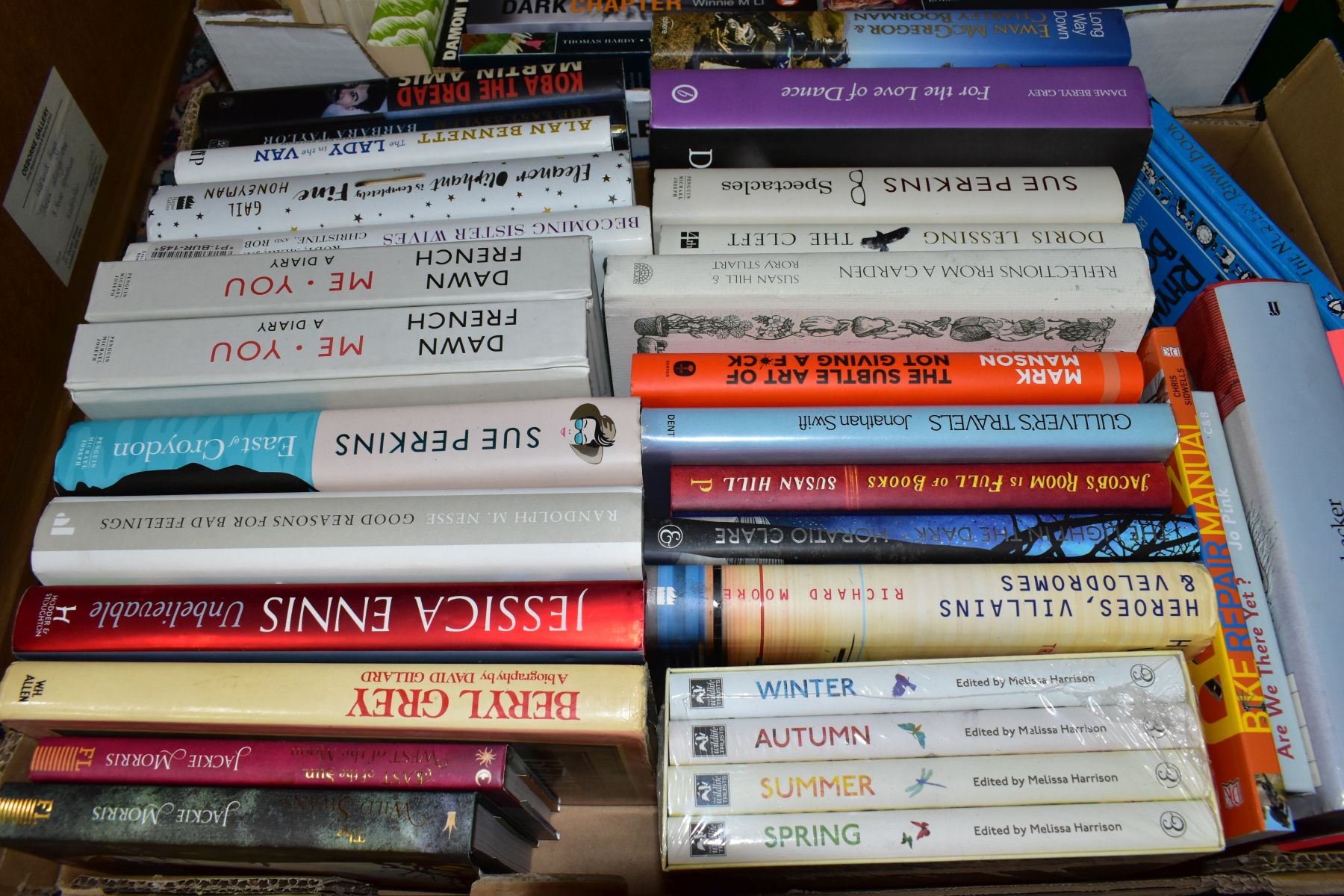 BOOKS, seven boxes containing approximately 230 titles to include contemporary fiction, classic - Image 8 of 9