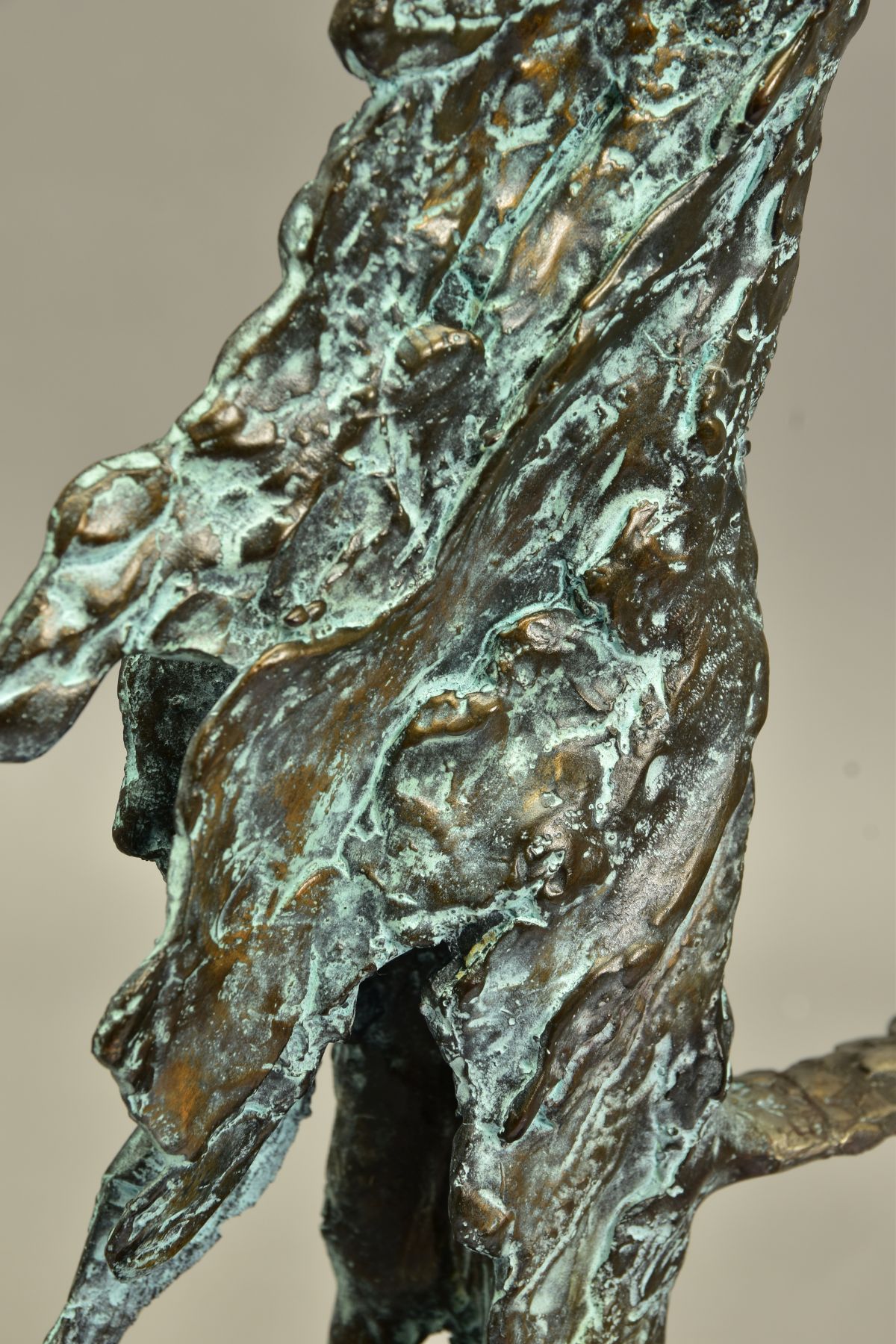 JENNINE PARKER (BRITISH CONTEMPORARY) 'MOONLIGHT', a limited edition bronze sculpture of a female - Image 9 of 9