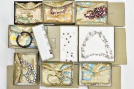 A SELECTION OF HONORA JEWELLERY, to include five cultured fresh water pearl necklaces, four pairs of