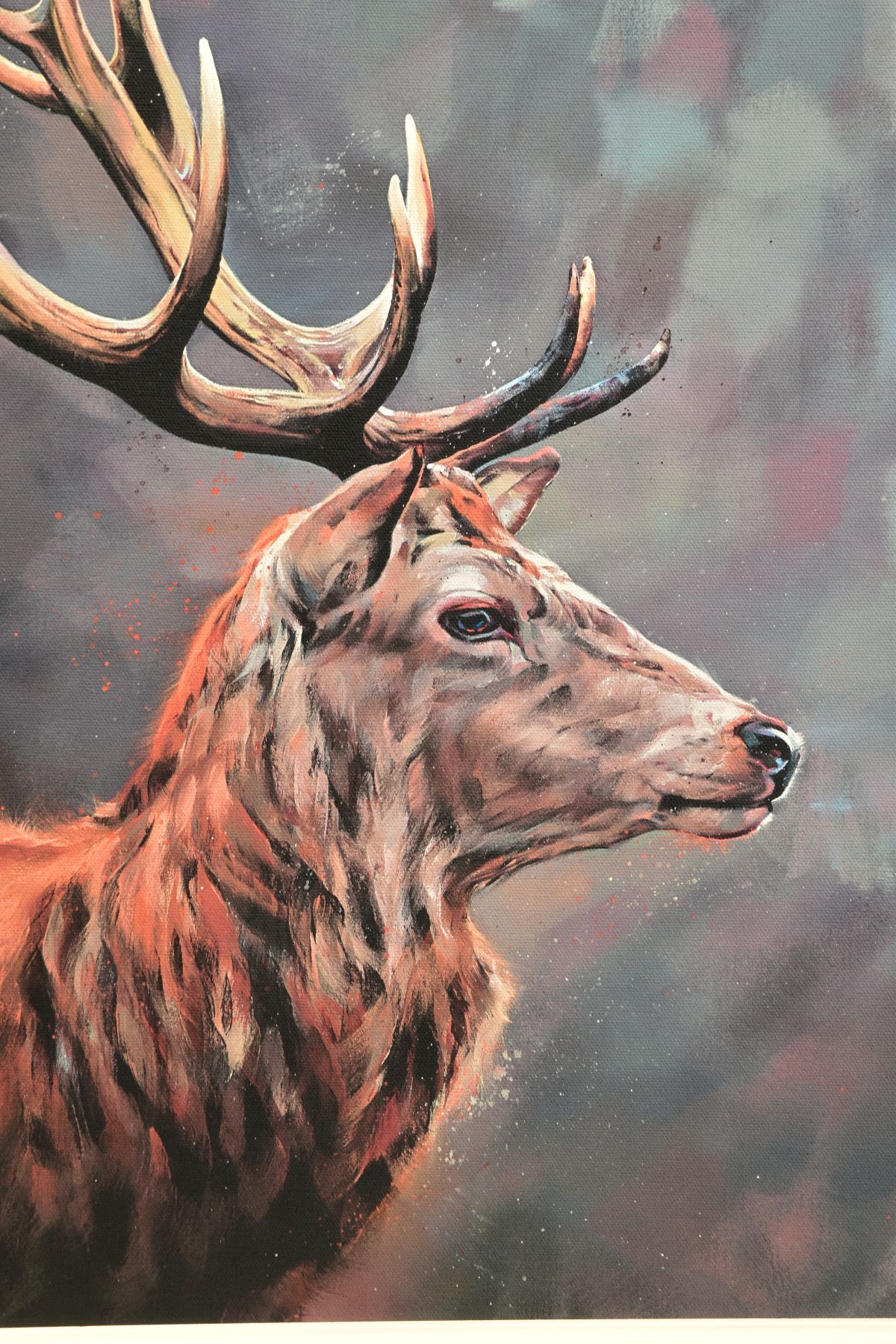 DEBBIE BOON (BRITISH CONTEMPORARY), 'LORD AND MASTER', a signed limited edition print of a stag, - Image 2 of 9