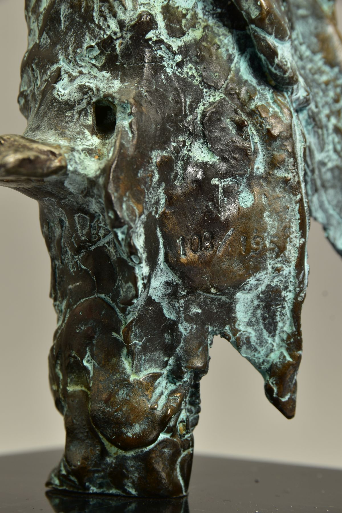 JENNINE PARKER (BRITISH CONTEMPORARY) 'MOONLIGHT', a limited edition bronze sculpture of a female - Image 7 of 9