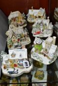 SIX LILLIPUT LANE SCULPTURES FROM CHRISTMAS COLLECTION, no deeds, comprising Christmas Cake 2001,