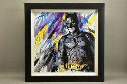 JEN ALLEN (BRITISH 1979) 'SILENT GUARDIAN' a limited edition print of Batman 9/195, signed lower