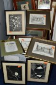 20TH CENTURY DECORATIVE PRINTS ETC, to include three signed limited edition prints by Judy Boyes,