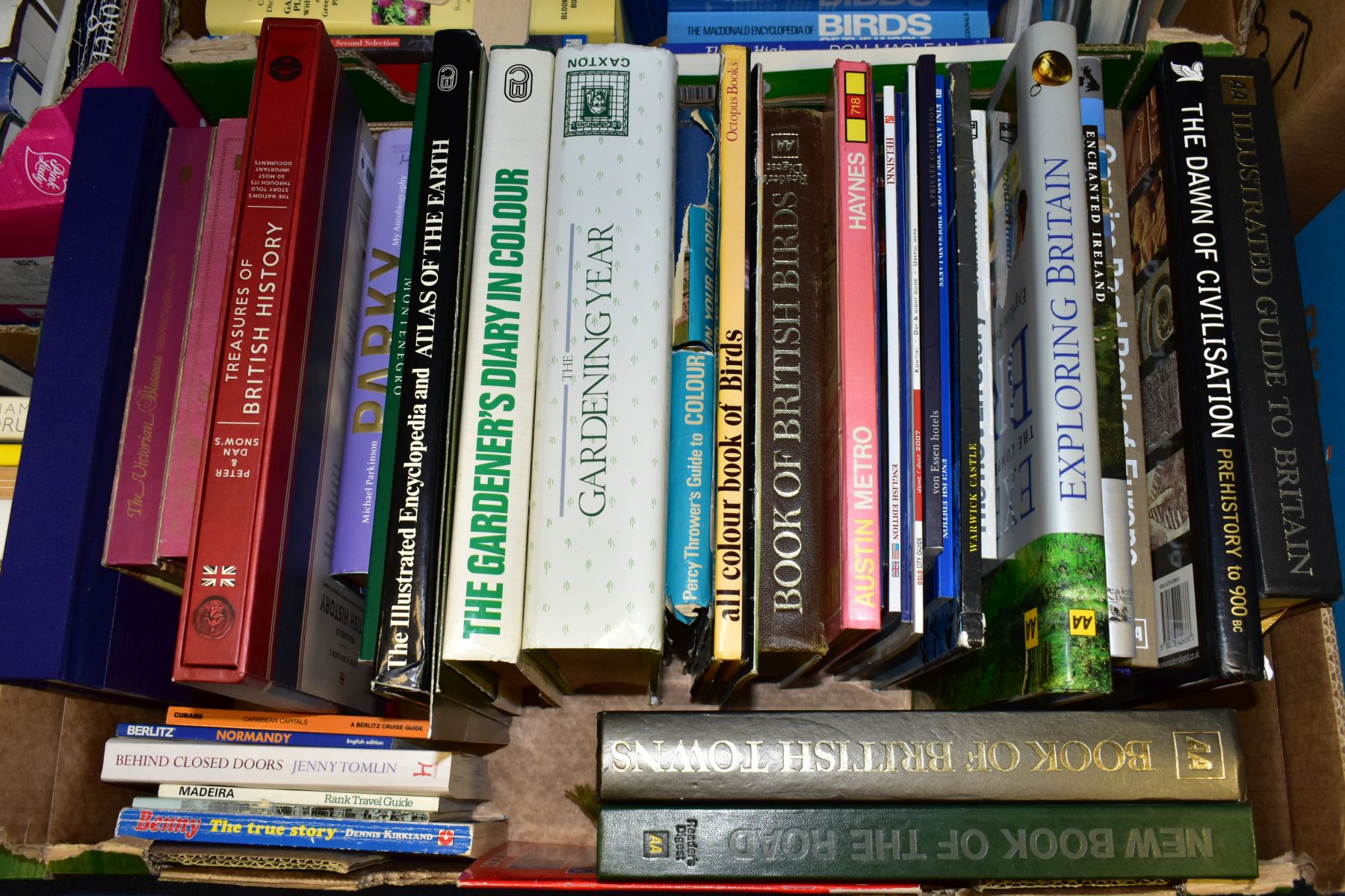 BOOKS, four boxes containing approximately 115 titles to include AA guides, history, gardening, - Image 2 of 5