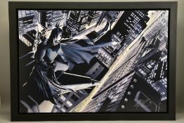 ALEX ROSS (AMERICAN CONTEMPORARY) 'BATMAN: KNIGHT OVER GOTHAM' a signed limited edition print on