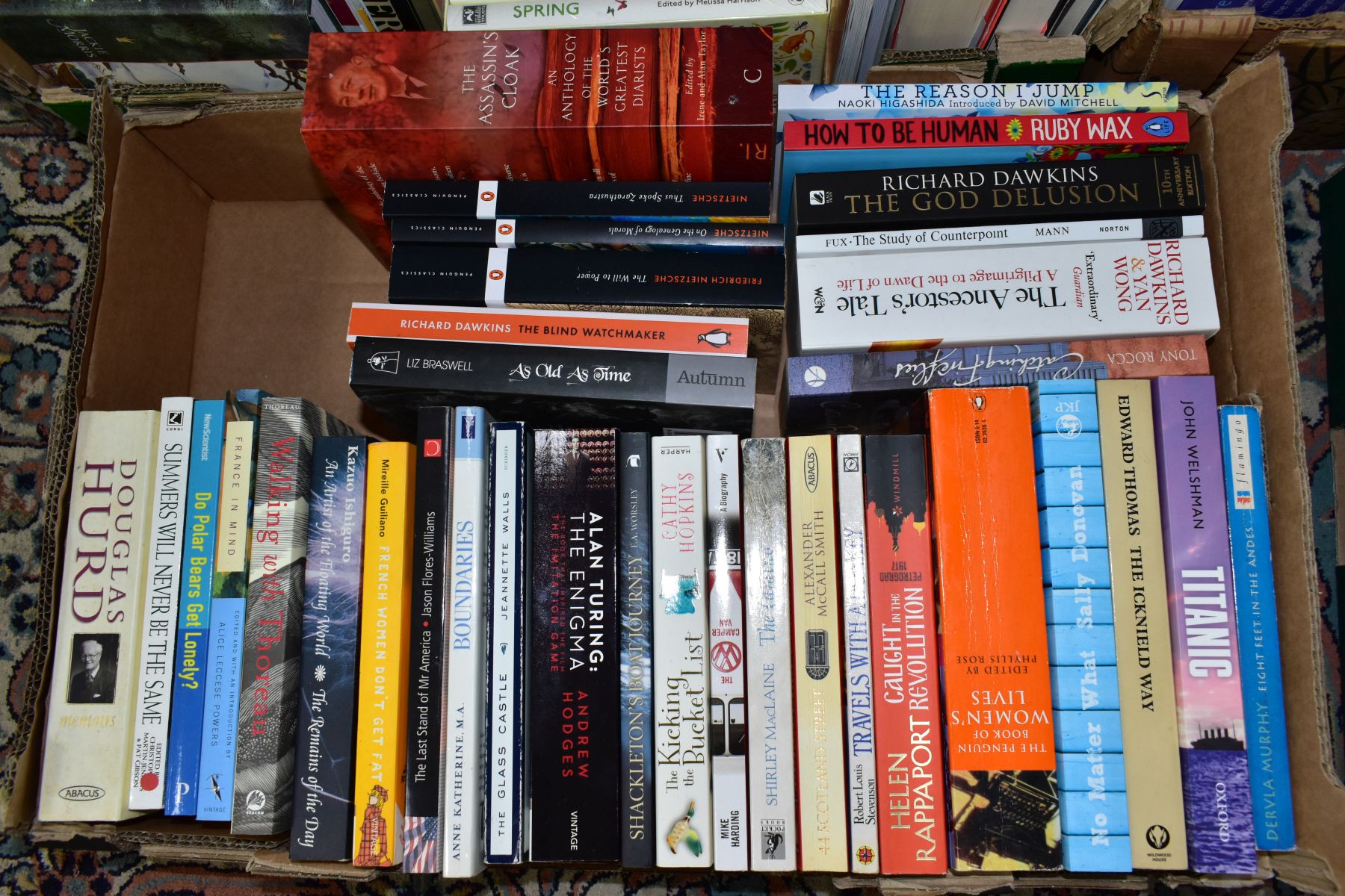 BOOKS, seven boxes containing approximately 230 titles to include contemporary fiction, classic - Image 9 of 9