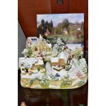 A LIMITED EDITION LILLIPUT LANE SCULPTURE, Winter Wonderland no 0350 from Illuminated Snowed