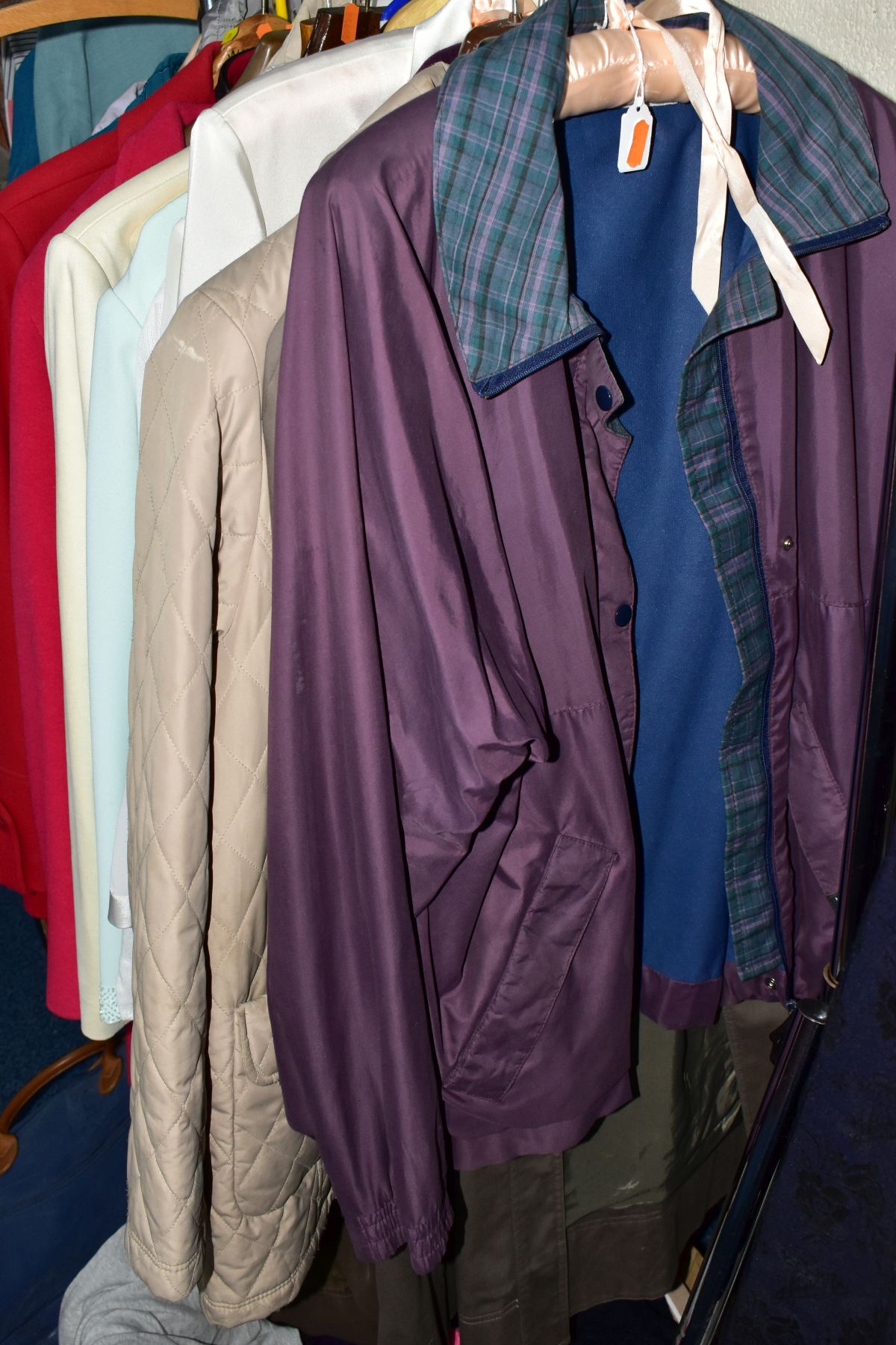 A QUANTITY OF LADIES CLOTHING ETC, to include coats, jackets blouses and jumpers etc brands - Image 2 of 14