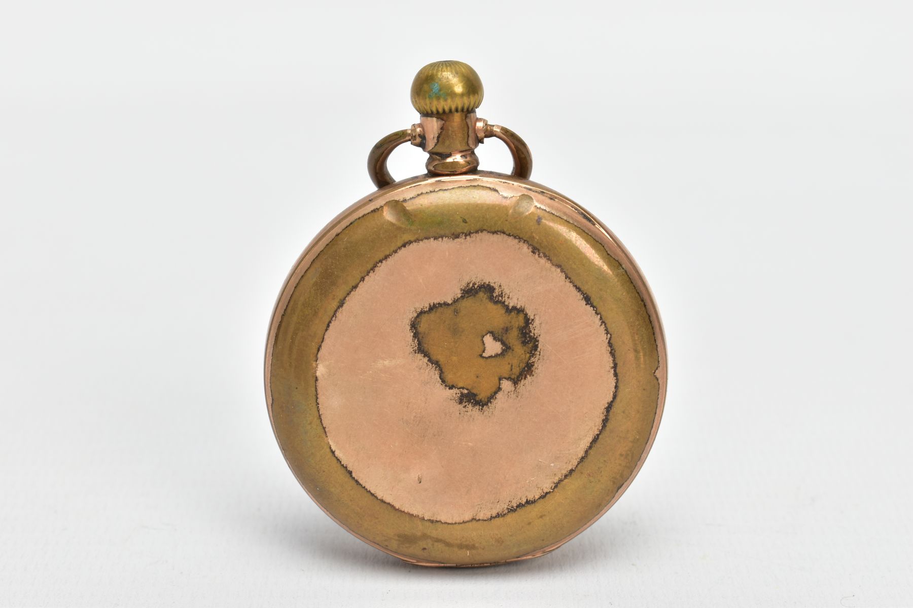 A WALTHAM POCKET WATCH, gold-plated pocket watch with a round white dial signed 'Waltham', black - Bild 2 aus 5