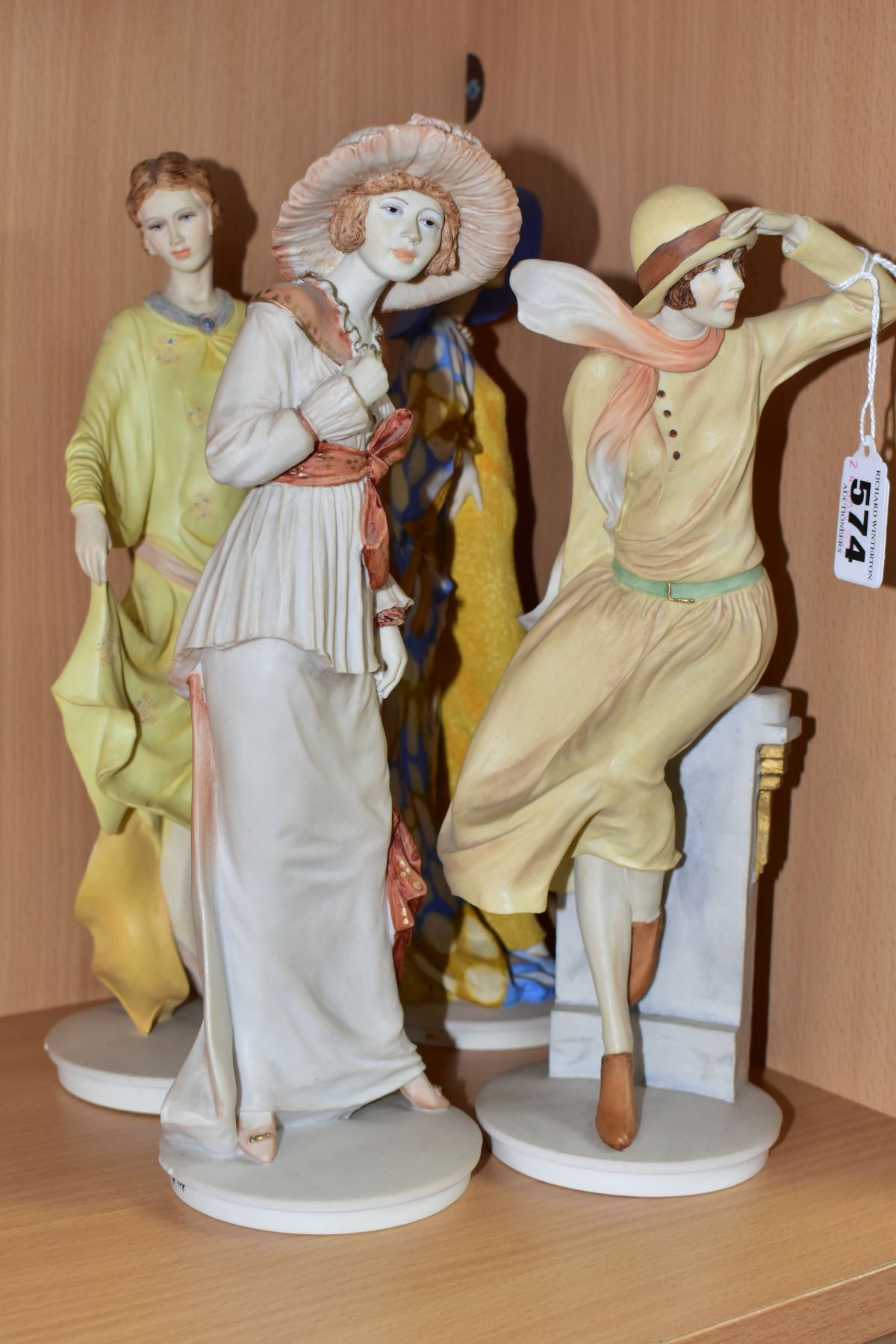 FOUR ROYAL DOULTON RESIN 'CLASSIQUE' FIGURES MODELLED BY TIMOTHY POTTS, comprising Isobel CL3980, - Image 8 of 8