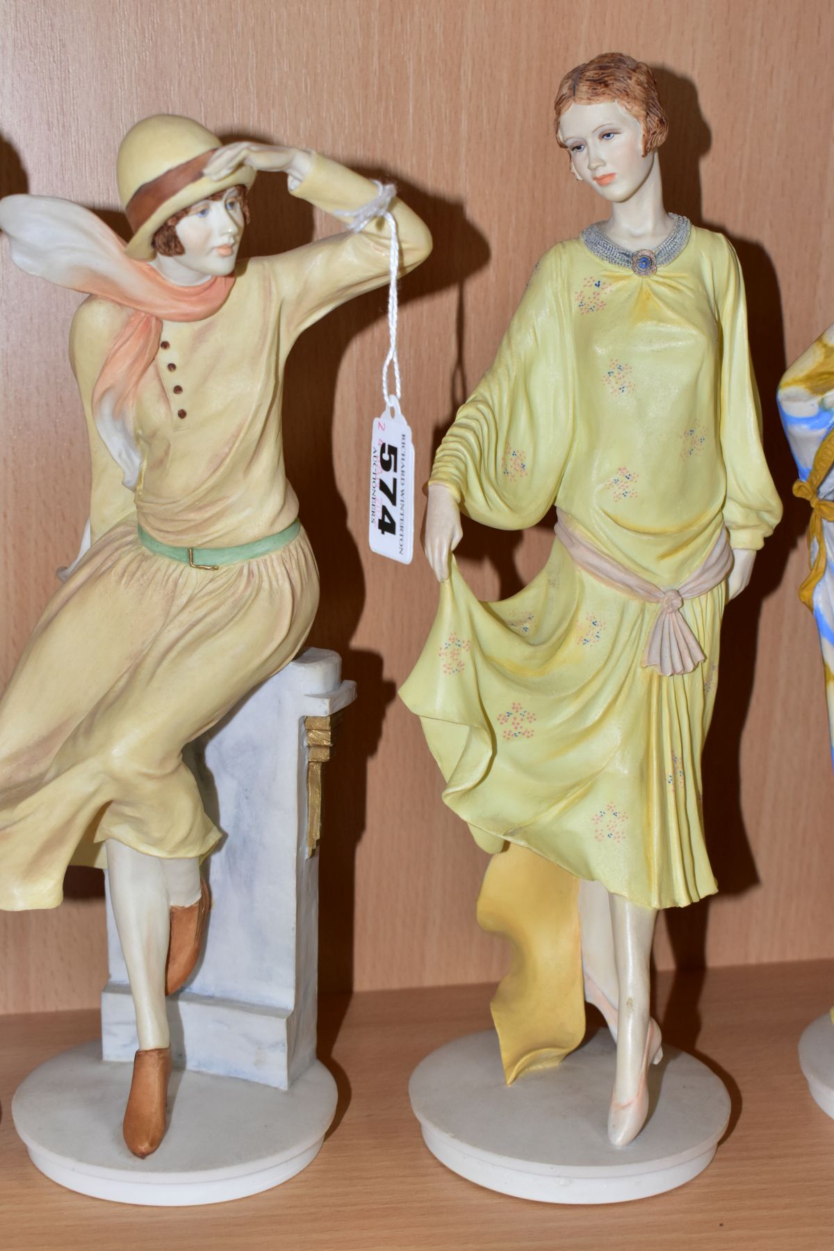 FOUR ROYAL DOULTON RESIN 'CLASSIQUE' FIGURES MODELLED BY TIMOTHY POTTS, comprising Isobel CL3980, - Image 3 of 8