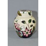 A MODERN MOORCROFT POTTERY BRAMBLES REVISITED PATTERN GINGER JAR with tubelined berries and