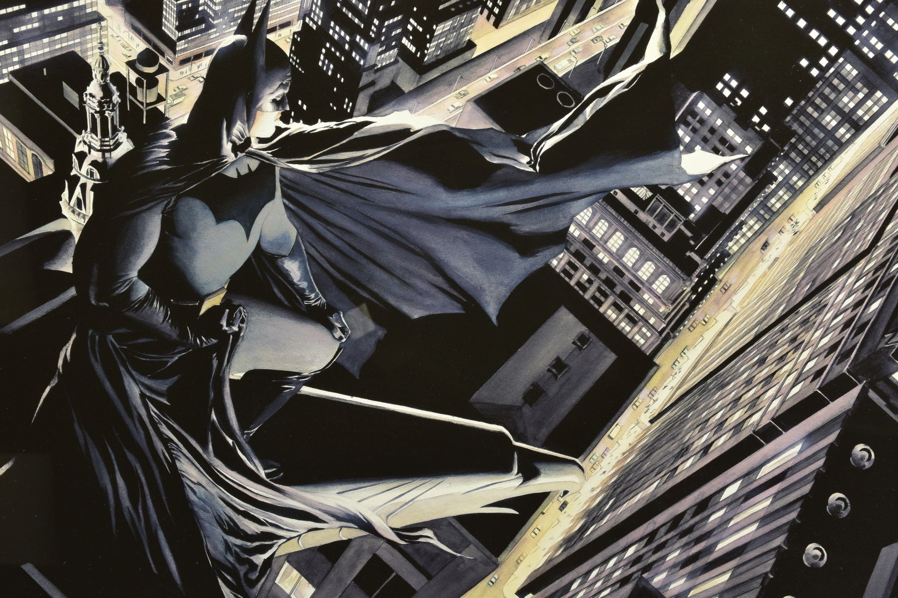ALEX ROSS (AMERICAN CONTEMPORY) 'BATMAN: KNIGHT OVER GOTHAM', a signed limited edition print of - Image 3 of 10