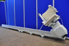 A HANDICARE STAIRLIFT (AA23541R) model No 1100 taken out of property by our team in working order (