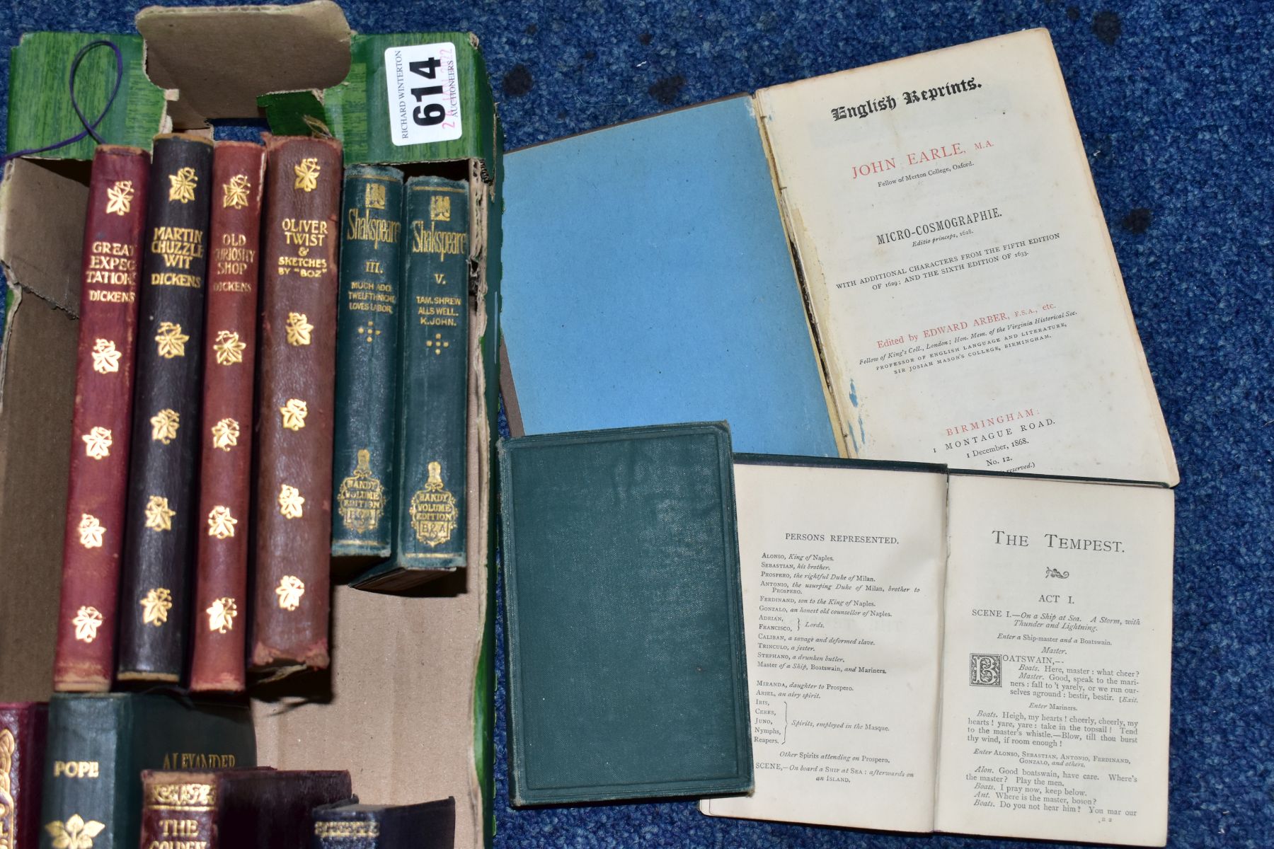 ANTIQUARIAN BOOKS, thirteen titles comprising four 'The Handy Volume Shakespeare' published by - Image 2 of 2