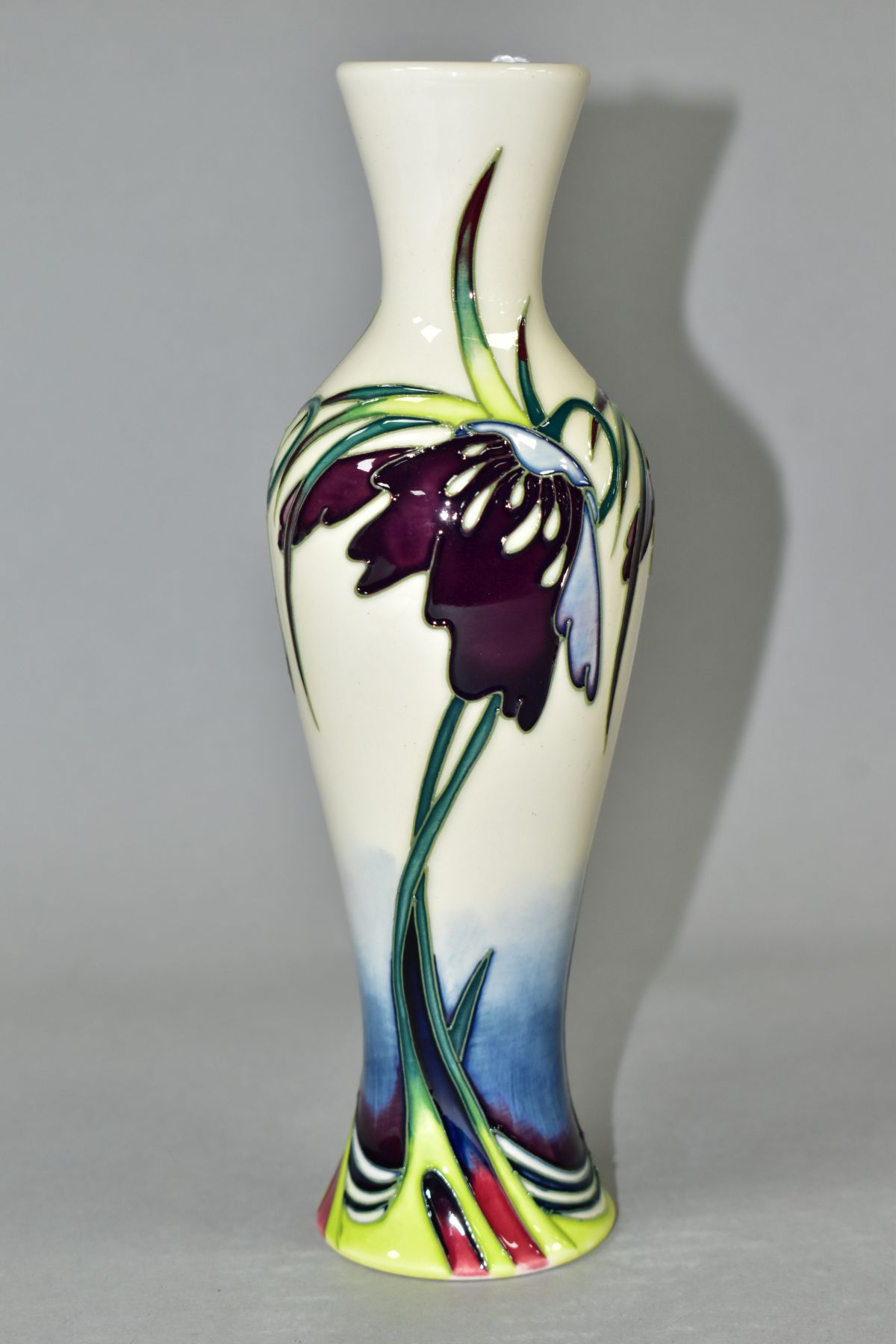 A MOORCROFT POTTERY VASE, Persephone pattern designed by Nicola Slaney, Collectors Club 2007, - Image 2 of 5