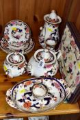 MASONS MANDALAY TABLE WARE ETC, comprising a coffee pot, a large and small teapot, three 14cm