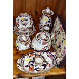 MASONS MANDALAY TABLE WARE ETC, comprising a coffee pot, a large and small teapot, three 14cm