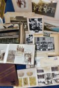 PHOTOGRAPHS, a large collection of late 19th and early 20th century photographs in nine albums and