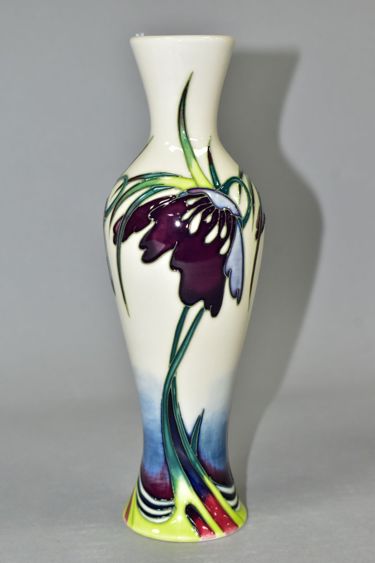 A MOORCROFT POTTERY VASE, Persephone pattern designed by Nicola Slaney, Collectors Club 2007, - Image 3 of 5