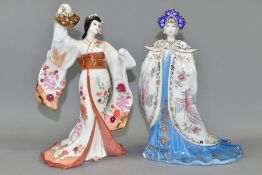 TWO LIMITED EDITION COALPORT FIGURES FROM OPERA HEROINES COLLECTION, comprising Madam Butterfly no