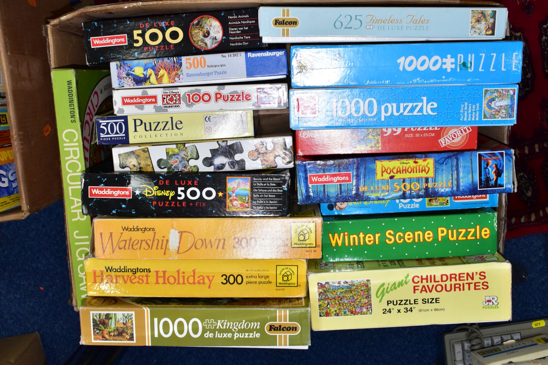 JIGSAW PUZZLES, two boxes containing 40 Puzzles including children's, contents un-checked - Image 3 of 3