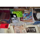 BOOKS & EPHEMERA, seven boxes containing approximately fifty five antiquarian titles including