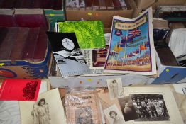 BOOKS & EPHEMERA, seven boxes containing approximately fifty five antiquarian titles including