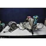 A MAKITA LS1013 240v COMPOUND SLIDING MITRE SAW (PAT pass and working) and a Ryobi W914 240v 9in