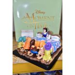 A BOXED ENESCO BORDER FINE ARTS, DISNEY A MOMENT IN TIME, SNOW WHITE B1567 MODEL, limited edition