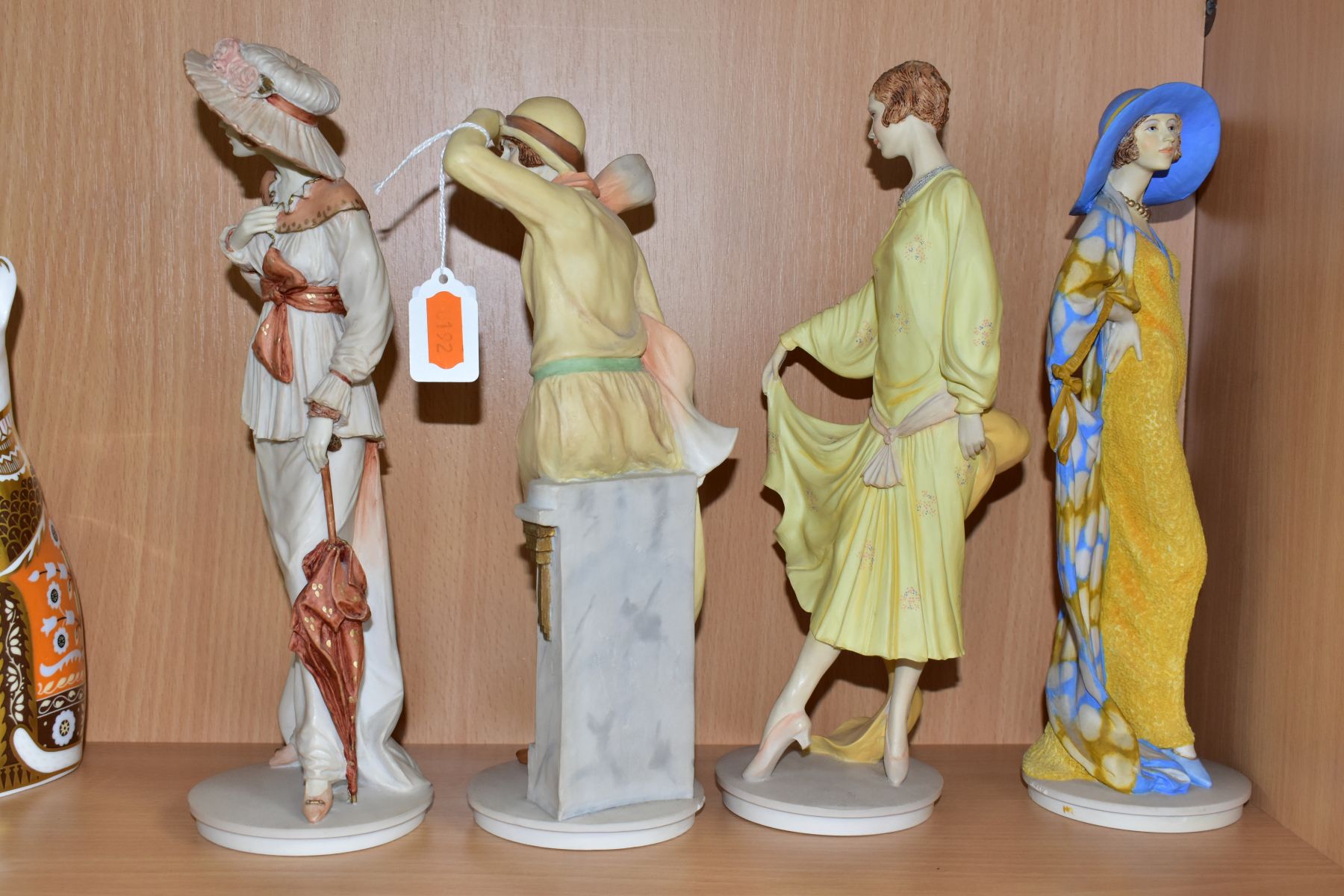 FOUR ROYAL DOULTON RESIN 'CLASSIQUE' FIGURES MODELLED BY TIMOTHY POTTS, comprising Isobel CL3980, - Image 6 of 8