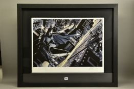 ALEX ROSS (AMERICAN CONTEMPORY) 'BATMAN: KNIGHT OVER GOTHAM', a signed limited edition print of