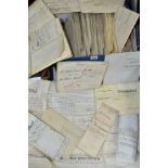 INDENTURES, a collection of approximately eighty-five legal documents dating from 1668 - 1880 and