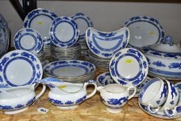 ONE HUNDRED PIECES OF DRAGON PATTERN DINNERWARES BY CAULDON/ROYAL CAULDON AND BOOTHS, comprising a