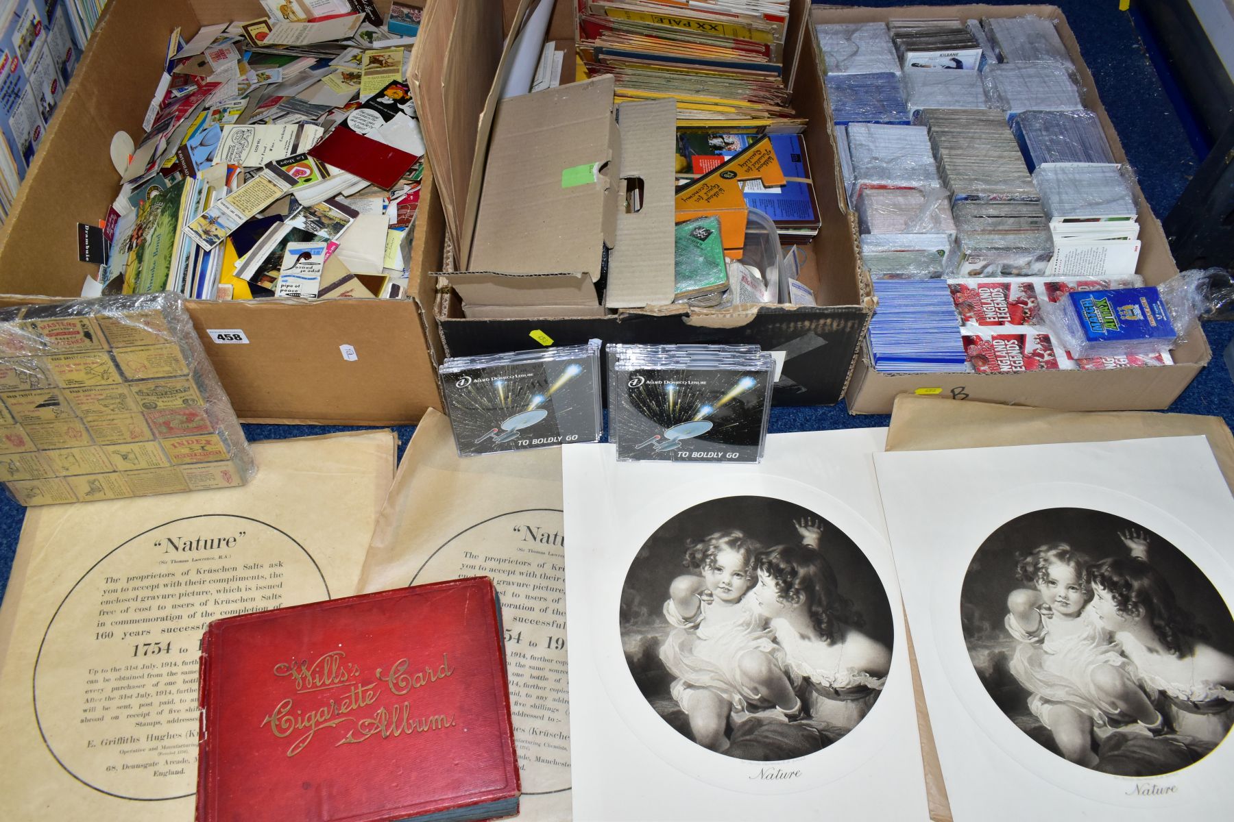 EPHEMERA, three boxes containing several thousand pieces of miscellaneous ephemera to include