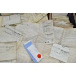 INDENTURES, a collection of approximately forty-five legal documents dating from 1726 1933 and