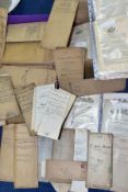 LEGAL DOCUMENTS, approximately ninety envelopes from a solicitor's office (West Yorkshire/Halifax)