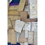 LEGAL DOCUMENTS, approximately ninety envelopes from a solicitor's office (West Yorkshire/Halifax)