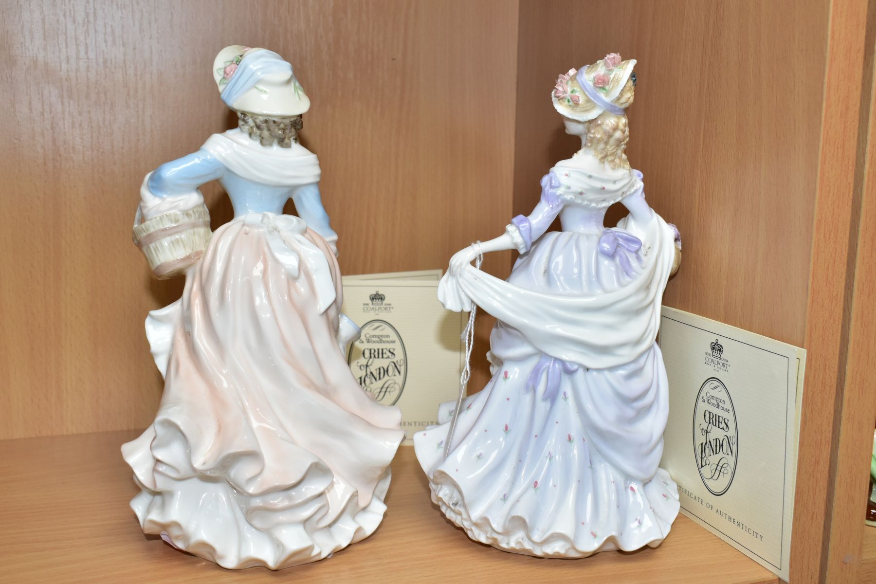 TWO LIMITED EDITION COALPORT FIGURES FROM CRIES OF LONDON COLLECTION, comprising Lavender Sweet - Image 5 of 5