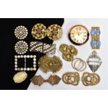 A SELECTION OF EARLY TO MID 20TH CENTURY BELT BUCKLES, twelve buckles in total of various designs,